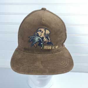 Mucker Bucket Duck Hunting Good Ol' Boy Dog Brown Corduroy Hat Cap Embroidered